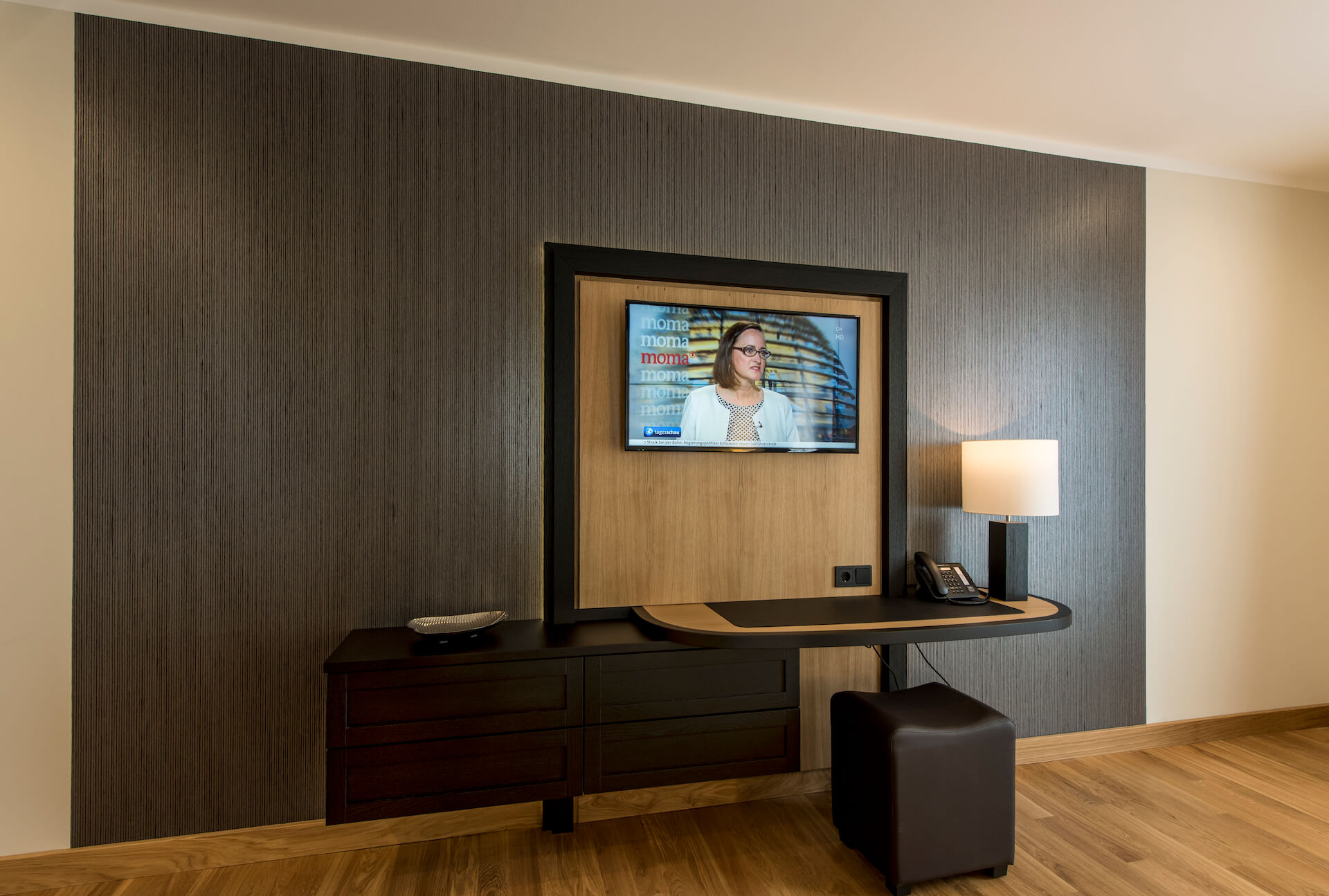 Maßgefertigte Einrichtung einer Hotelsuite