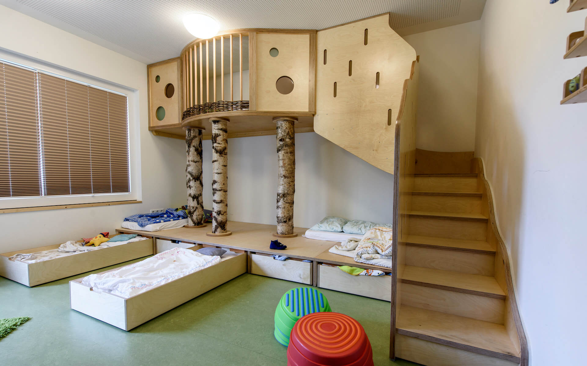Rückzugsbereich für Kinder in einer Kindertagesstätte